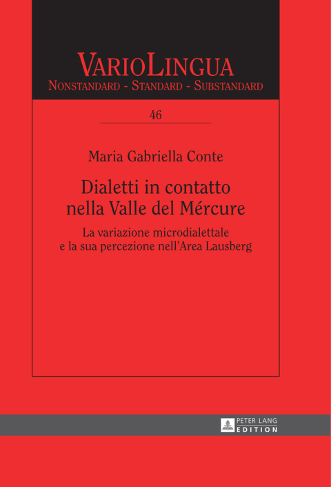 Cover image for book Dialetti in contatto nella Valle del Mércure