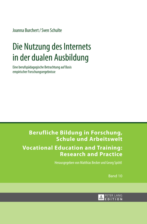 Cover image for book Die Nutzung des Internets in der dualen Ausbildung