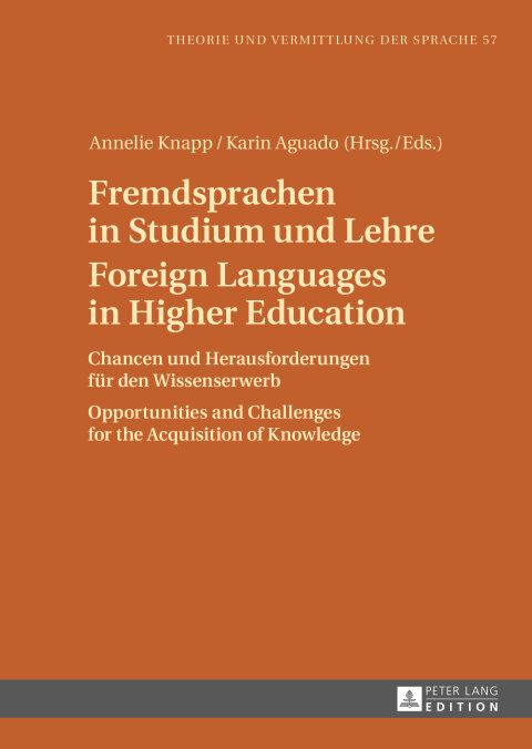 Cover image for book Fremdsprachen in Studium und Lehre / Foreign Languages in Higher Education