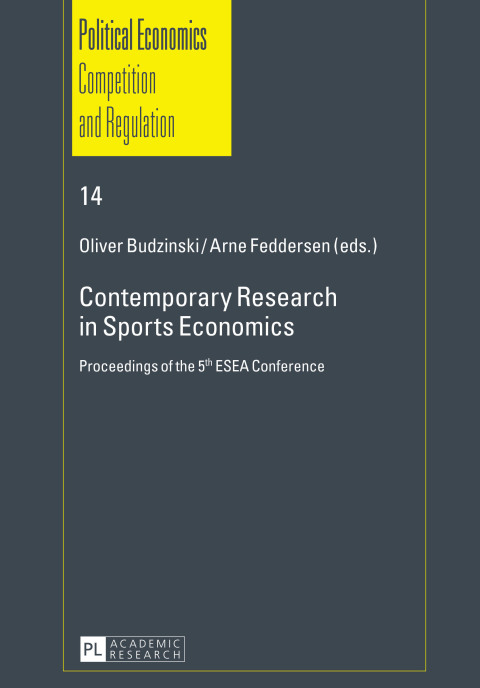 Cover image for book Contemporary Research in Sports Economics