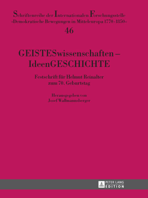 Cover image for book GEISTESwissenschaften – IdeenGESCHICHTE