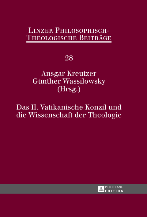 Cover image for book Das II. Vatikanische Konzil und die Wissenschaft der Theologie