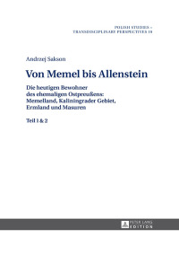 صورة الغلاف: Von Memel bis Allenstein 1st edition 9783631641576