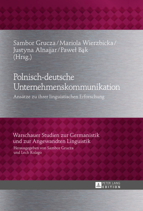 Cover image for book Polnisch-deutsche Unternehmenskommunikation