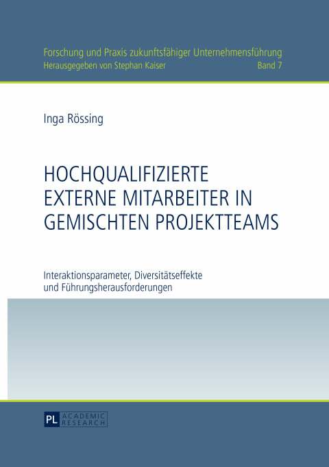 Cover image for book Hochqualifizierte externe Mitarbeiter in gemischten Projektteams