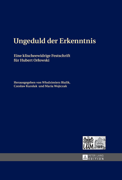 Cover image for book Ungeduld der Erkenntnis