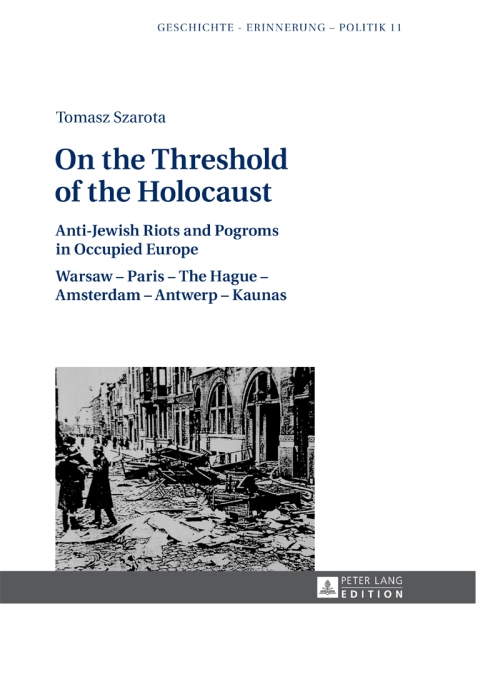 Cover image for book On the Threshold of the Holocaust