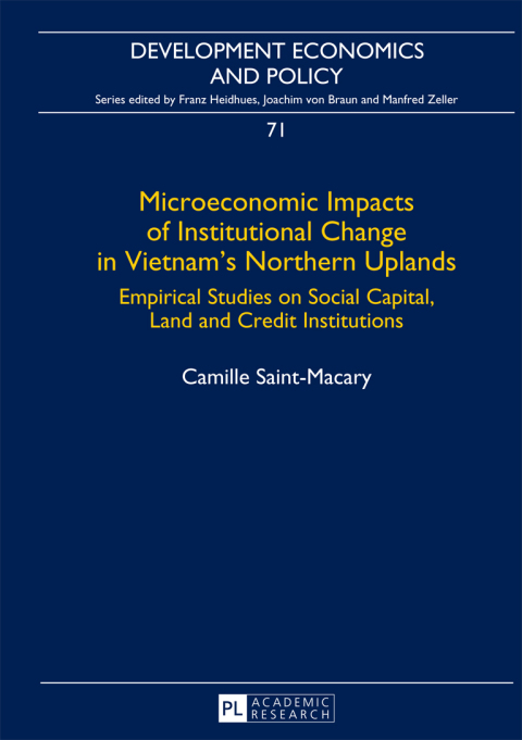 Cover image for book Microeconomic Impacts of Institutional Change in Vietnam’s Northern Uplands