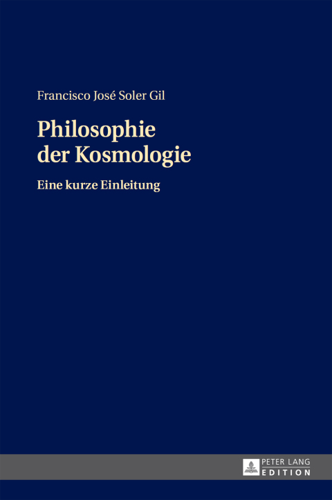 Cover image for book Philosophie der Kosmologie