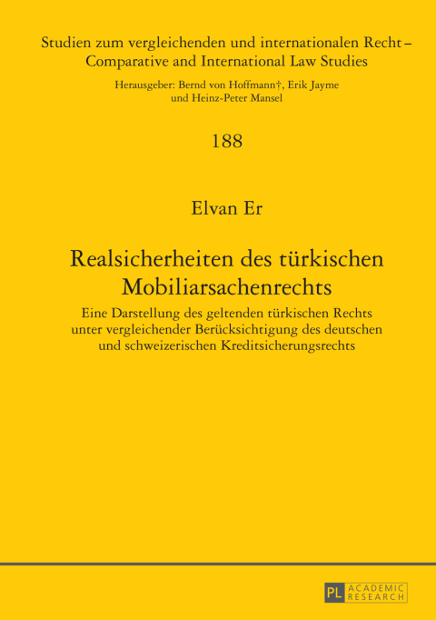 Cover image for book Realsicherheiten des tuerkischen Mobiliarsachenrechts