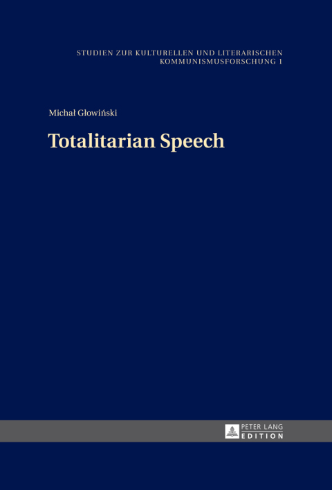Cover image for book Totalitarian Speech