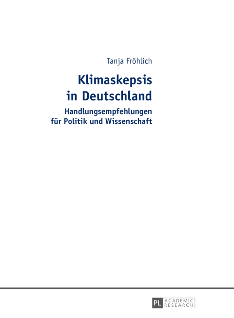 Cover image for book Klimaskepsis in Deutschland