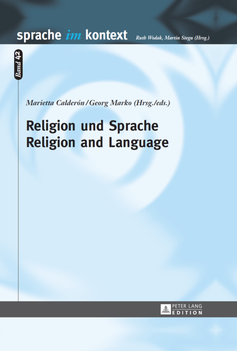 Cover image for book Religion und Sprache- Religion and Language
