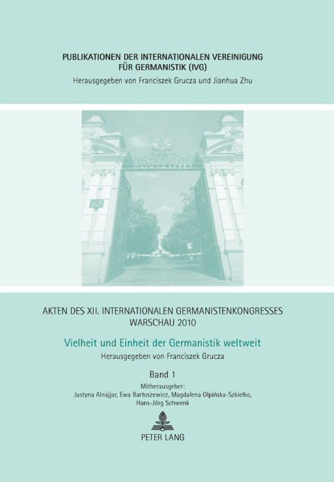 Cover image for book Akten des XII. Internationalen Germanistenkongresses Warschau 2010