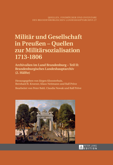 Cover image for book Militaer und Gesellschaft in Preußen – Quellen zur Militaersozialisation 1713–1806