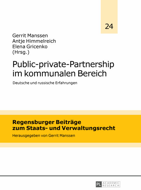 Cover image for book Public-private-Partnership im kommunalen Bereich