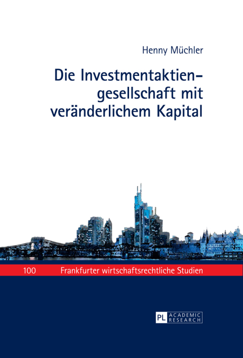 Cover image for book Die Investmentaktiengesellschaft mit veraenderlichem Kapital