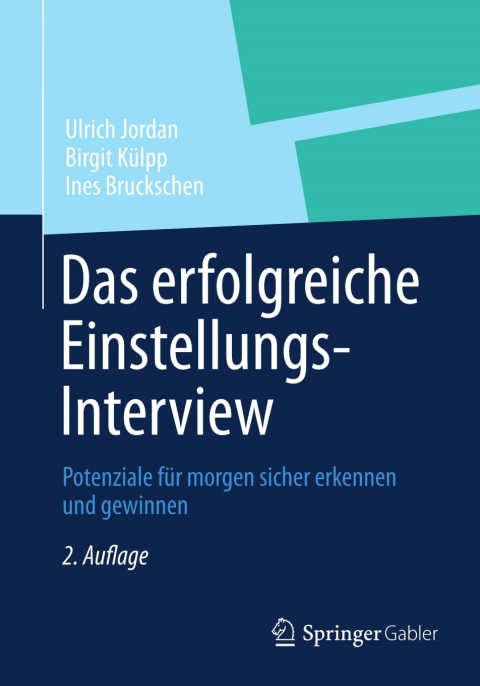 Cover image for book Das erfolgreiche Einstellungs-Interview