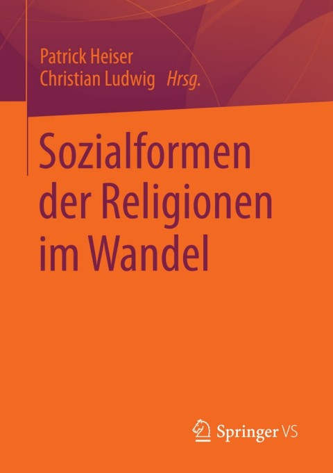 Cover image for book Sozialformen der Religionen im Wandel