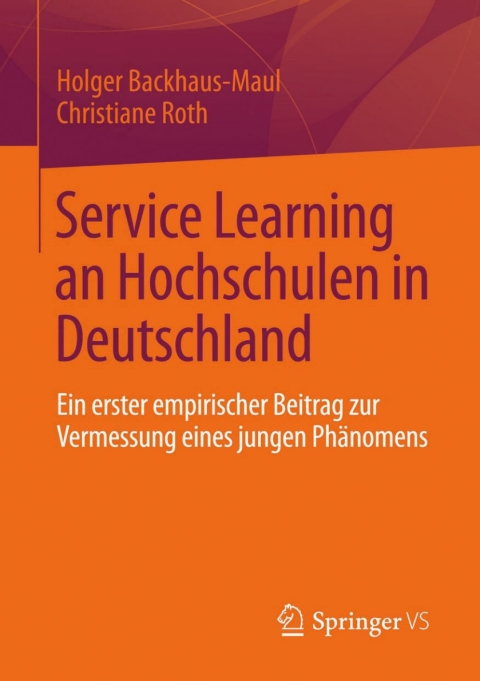 Cover image for book Service Learning an Hochschulen in Deutschland