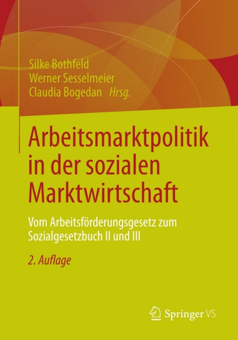 Cover image for book Arbeitsmarktpolitik in der sozialen Marktwirtschaft