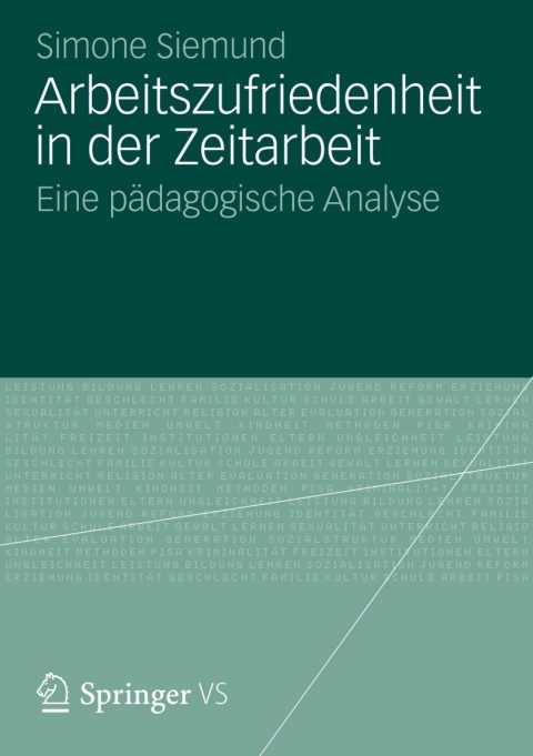 Cover image for book Arbeitszufriedenheit in der Zeitarbeit