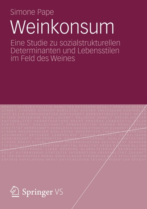 Cover image for book Weinkonsum
