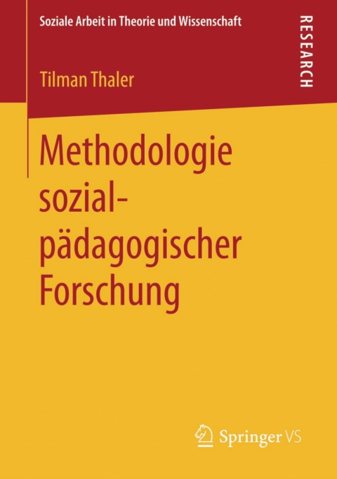 Cover image for book Methodologie sozialpädagogischer Forschung