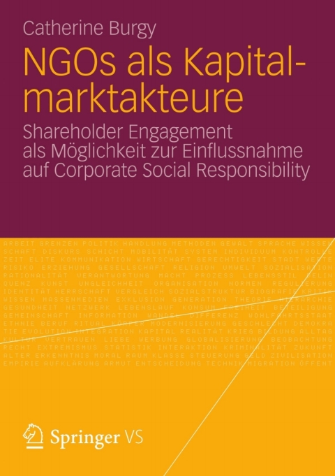 Cover image for book NGOs als Kapitalmarktakteure