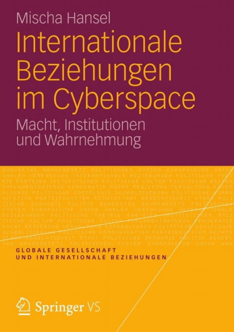 Cover image for book Internationale Beziehungen im Cyberspace