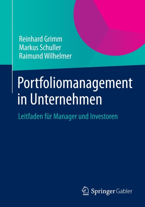 Cover image for book Portfoliomanagement in Unternehmen