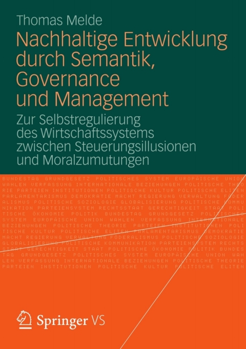 Cover image for book Nachhaltige Entwicklung durch Semantik, Governance und Management