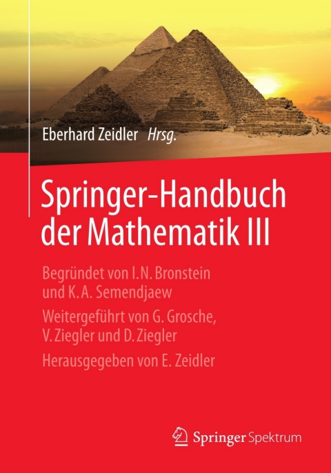 Cover image for book Springer-Handbuch der Mathematik III