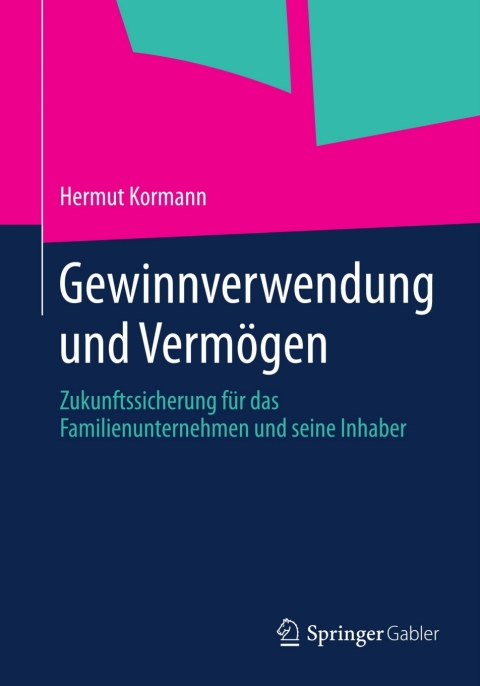 Cover image for book Gewinnverwendung und Vermögen