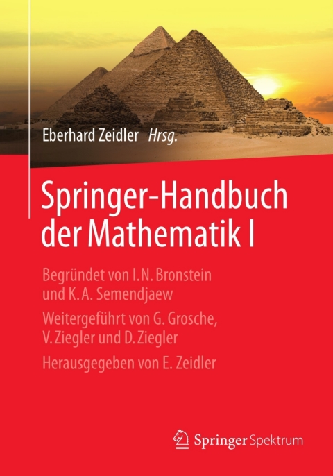 Cover image for book Springer-Handbuch der Mathematik I