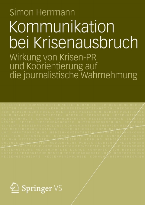 Cover image for book Kommunikation bei Krisenausbruch
