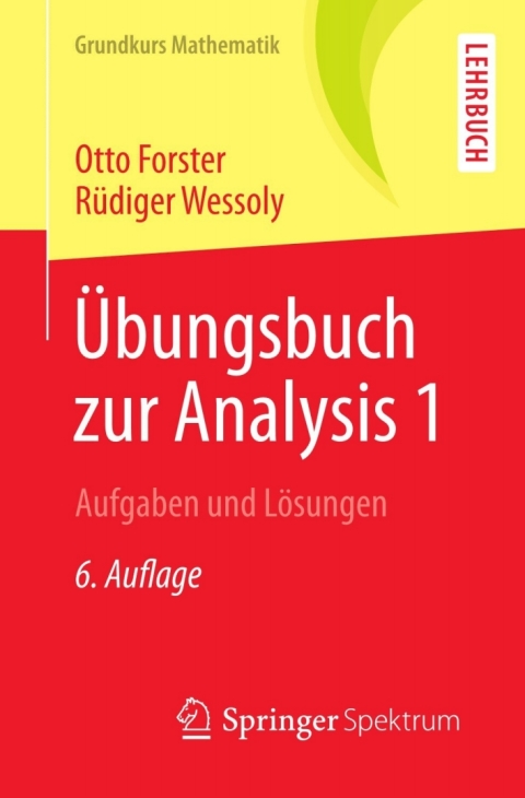 Cover image for book Übungsbuch zur Analysis 1