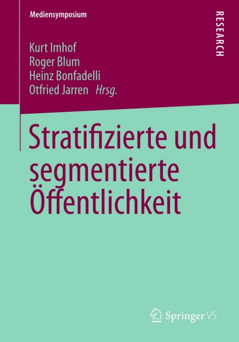 Cover image for book Stratifizierte und segmentierte Öffentlichkeit