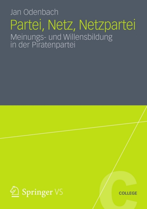 Cover image for book Partei, Netz, Netzpartei