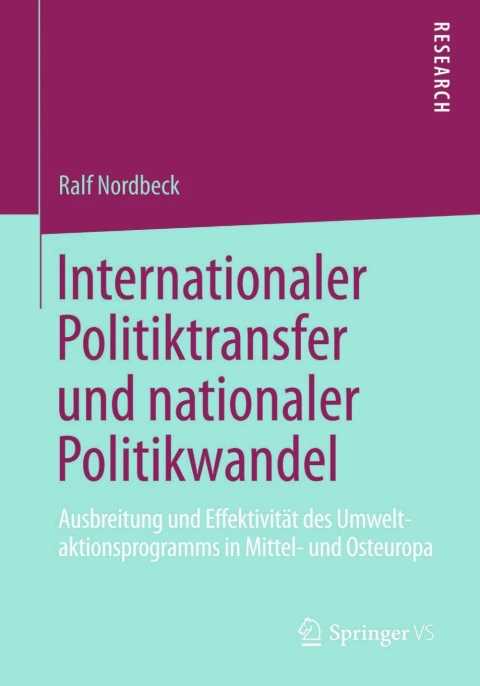 Cover image for book Internationaler Politiktransfer und nationaler Politikwandel