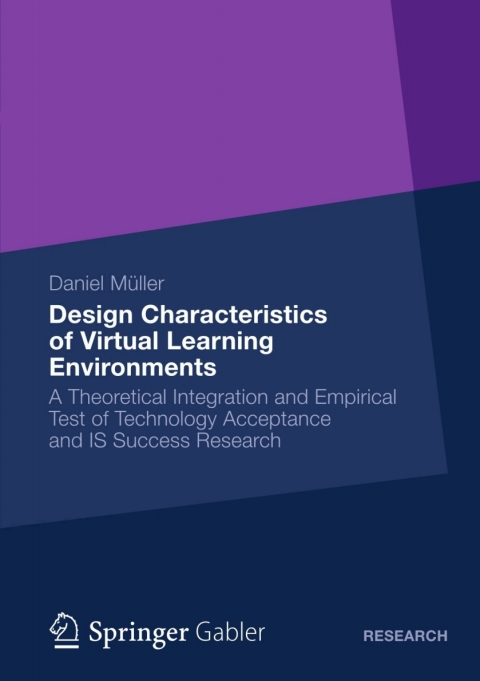 Cover image for book Design Characteristics of Virtual Learning Environments