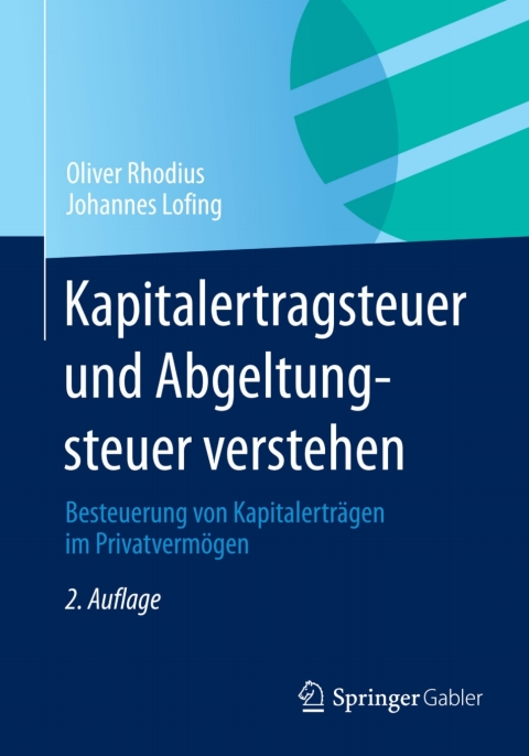 Cover image for book Kapitalertragsteuer und Abgeltungsteuer verstehen