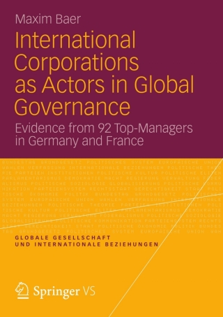 International Corporations as Actors in Global Governance