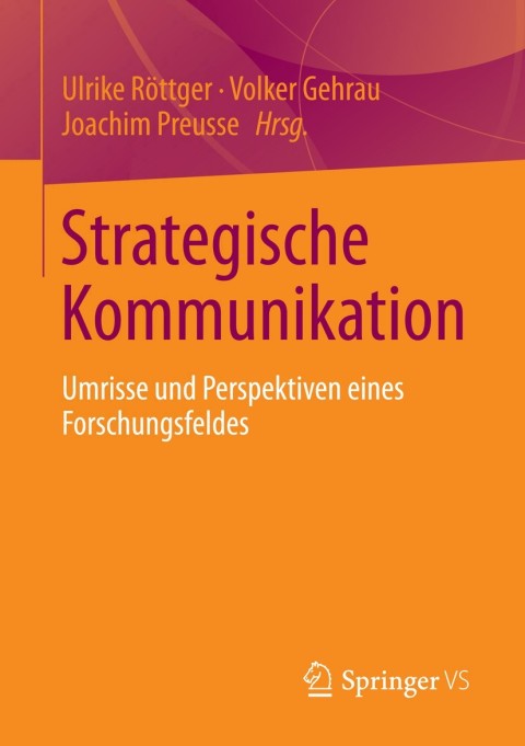 Cover image for book Strategische Kommunikation