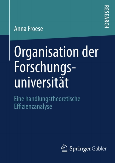 Cover image for book Organisation der Forschungsuniversität