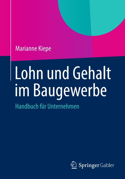 Cover image for book Lohn und Gehalt im Baugewerbe