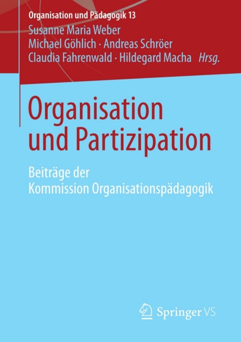Cover image for book Organisation und Partizipation