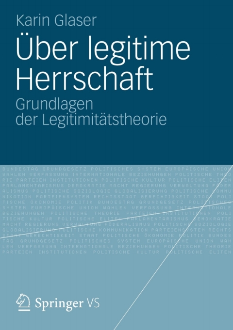 Cover image for book Über legitime Herrschaft