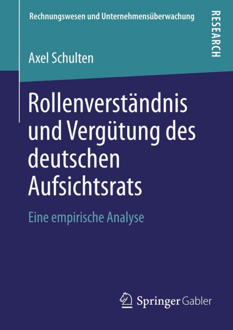 Cover image for book Rollenverständnis und Vergütung des deutschen Aufsichtsrats
