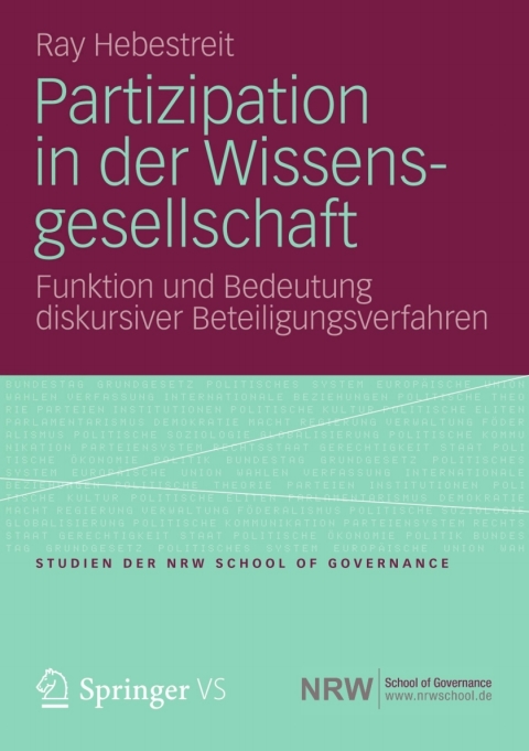 Cover image for book Partizipation in der Wissensgesellschaft